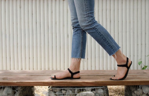 Svarta Sverige-xero Skor Jessie-kvinnors Casual Sandal
