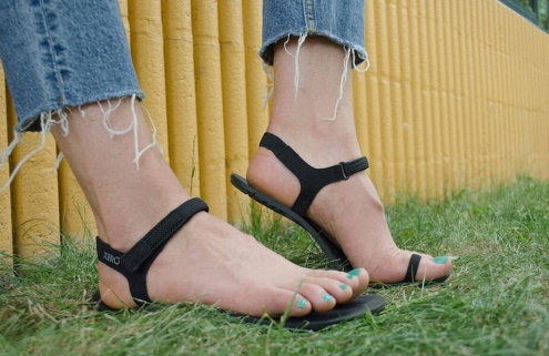 Svarta Sverige-xero Skor Jessie-kvinnors Casual Sandal