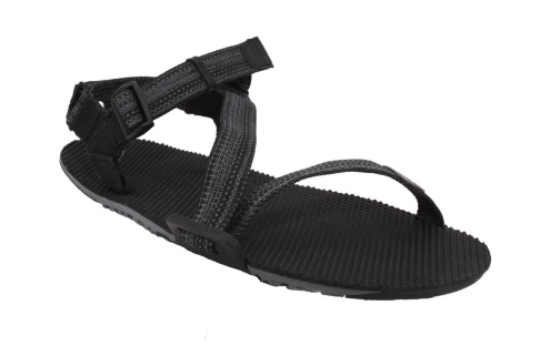Kolsvart/svart Sverige-xero Skor Naboso Trail Sport Sandal-damer
