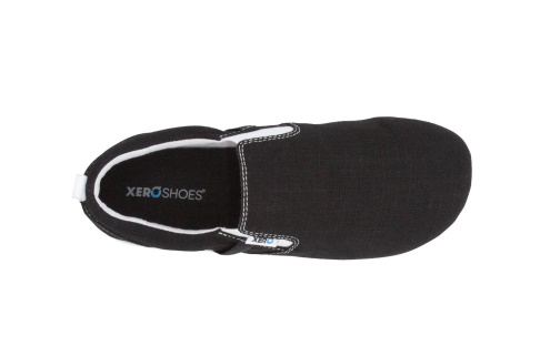 Svart Aptos-den Avslappnade Hampa Canvas Slip-on-kvinnors Sverige-xero Skor