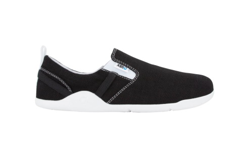Svart Aptos-den Avslappnade Hampa Canvas Slip-on-kvinnors Sverige-xero Skor