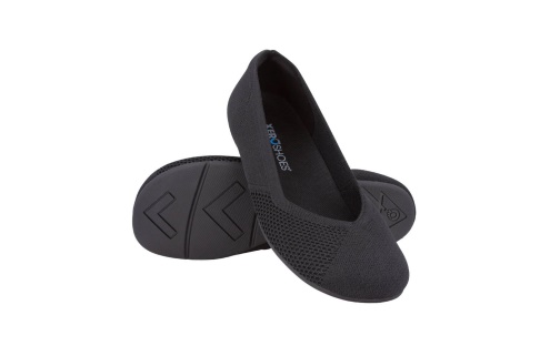 Svarta Sverige-xero Skor Phoenix Stickat-dam Casual Platt