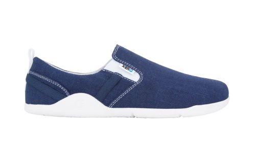 Marinblå Sverige-xero Skor Aptos-den Avslappnade Hampa Canvas Slip-on-herr