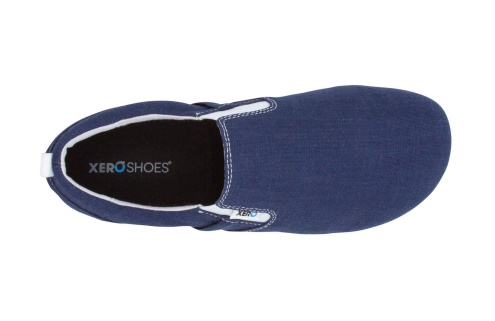 Marinblå Sverige-xero Skor Aptos-den Avslappnade Hampa Canvas Slip-on-herr
