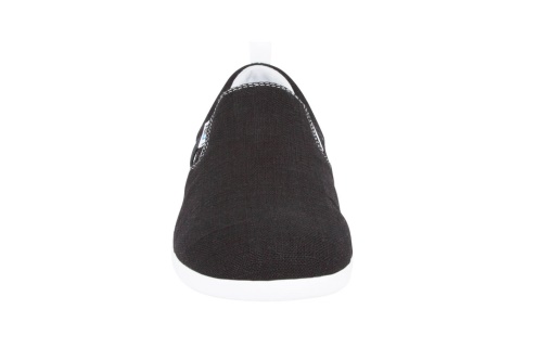 Sverige-xero Skor Svart Aptos-den Avslappnade Hampa Canvas Slip-on-herr